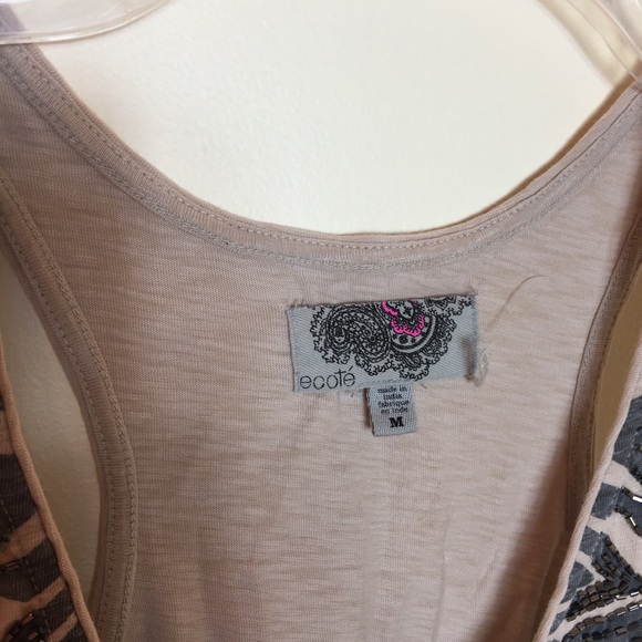 Urban Outfitters Ecote Embroidered V-Neck Tank Top - Picture 3 of 3